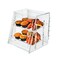 Azar Displays Acrylic Food Display Case w/ Front/Back Hinge Doors & 2 Trays 400425 - alternate 3
